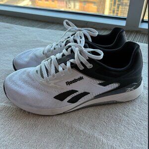 Reebok Nano X5 Training Shoe Women's Size 8 1/2 black/white